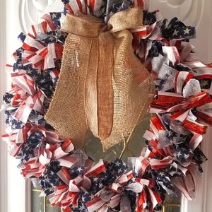 Rag Wreath